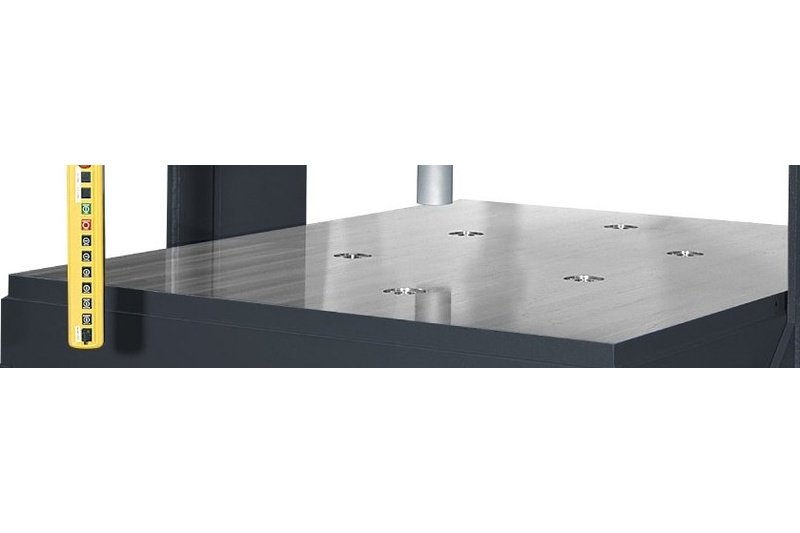 Worktop welded and bored